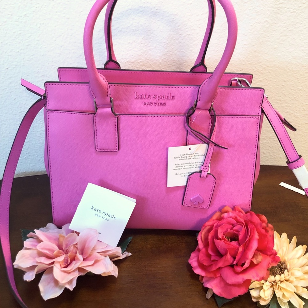 Kate Spade Cameron Satchel Pink Leather